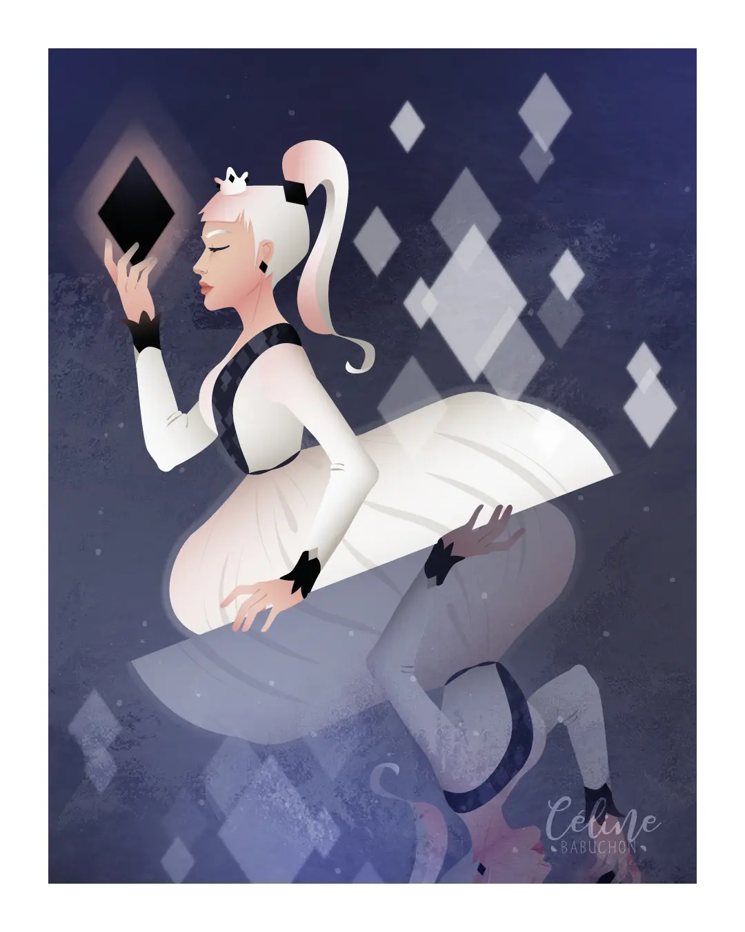 Illustration • La dame de Carreau